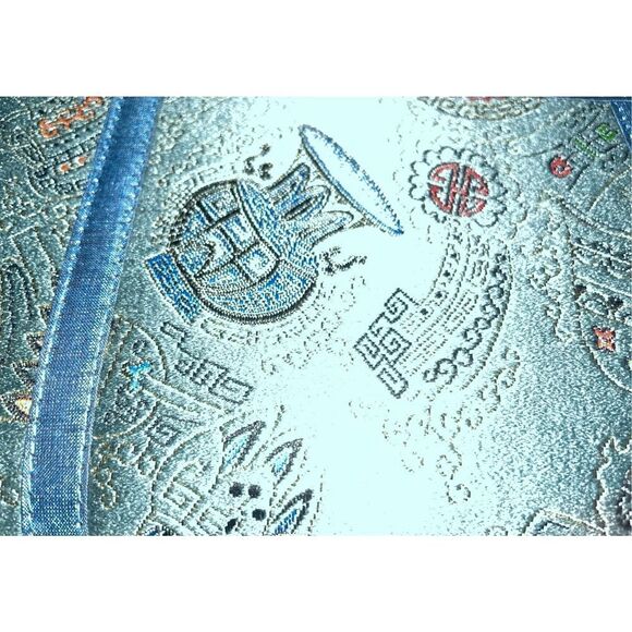 Vintage Oriental Silk Clutch  - Picture 15 of 16